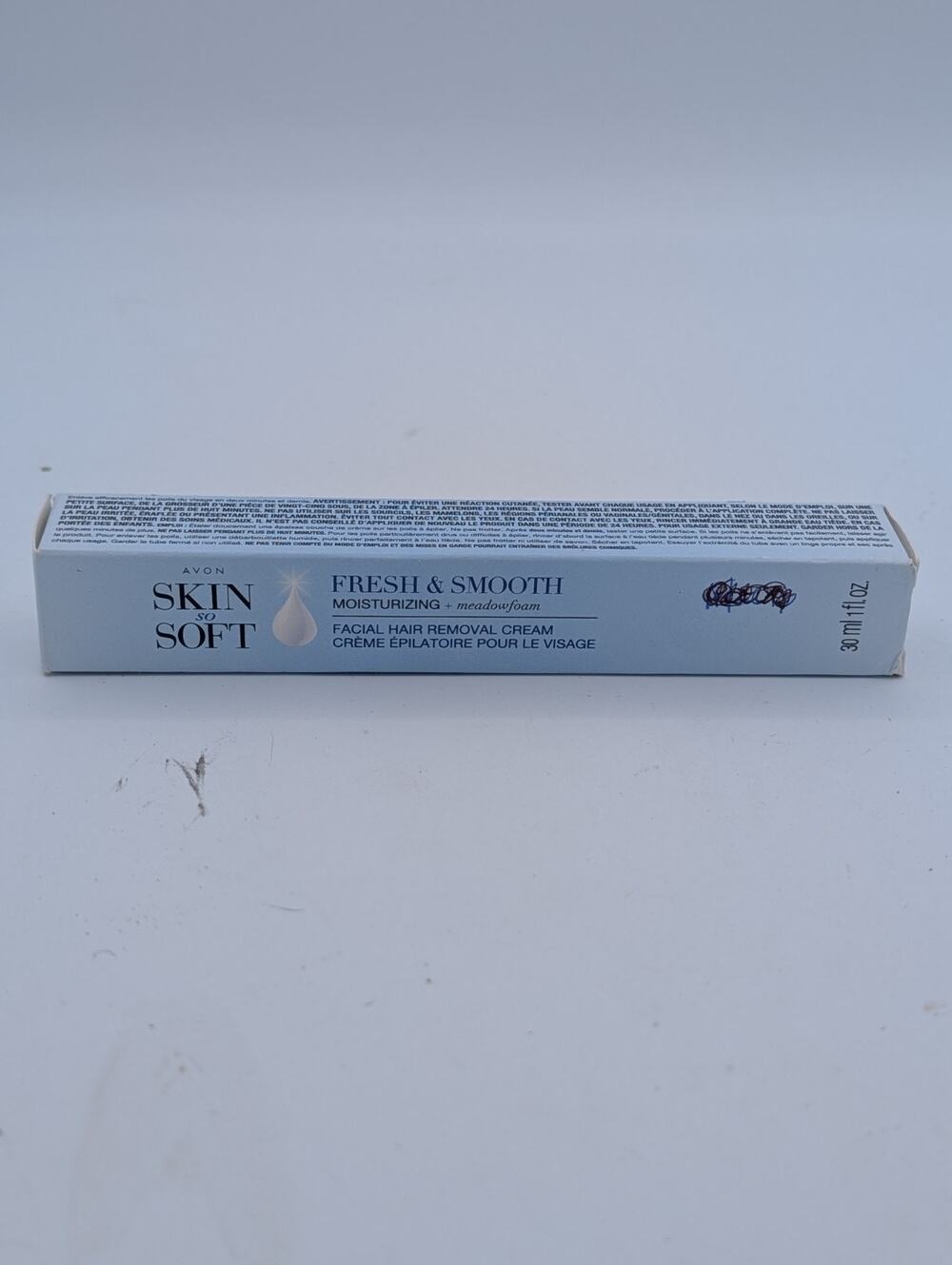 Avon Skin So Soft fresh and smooth facial hair removal cream - 1 oz NIB